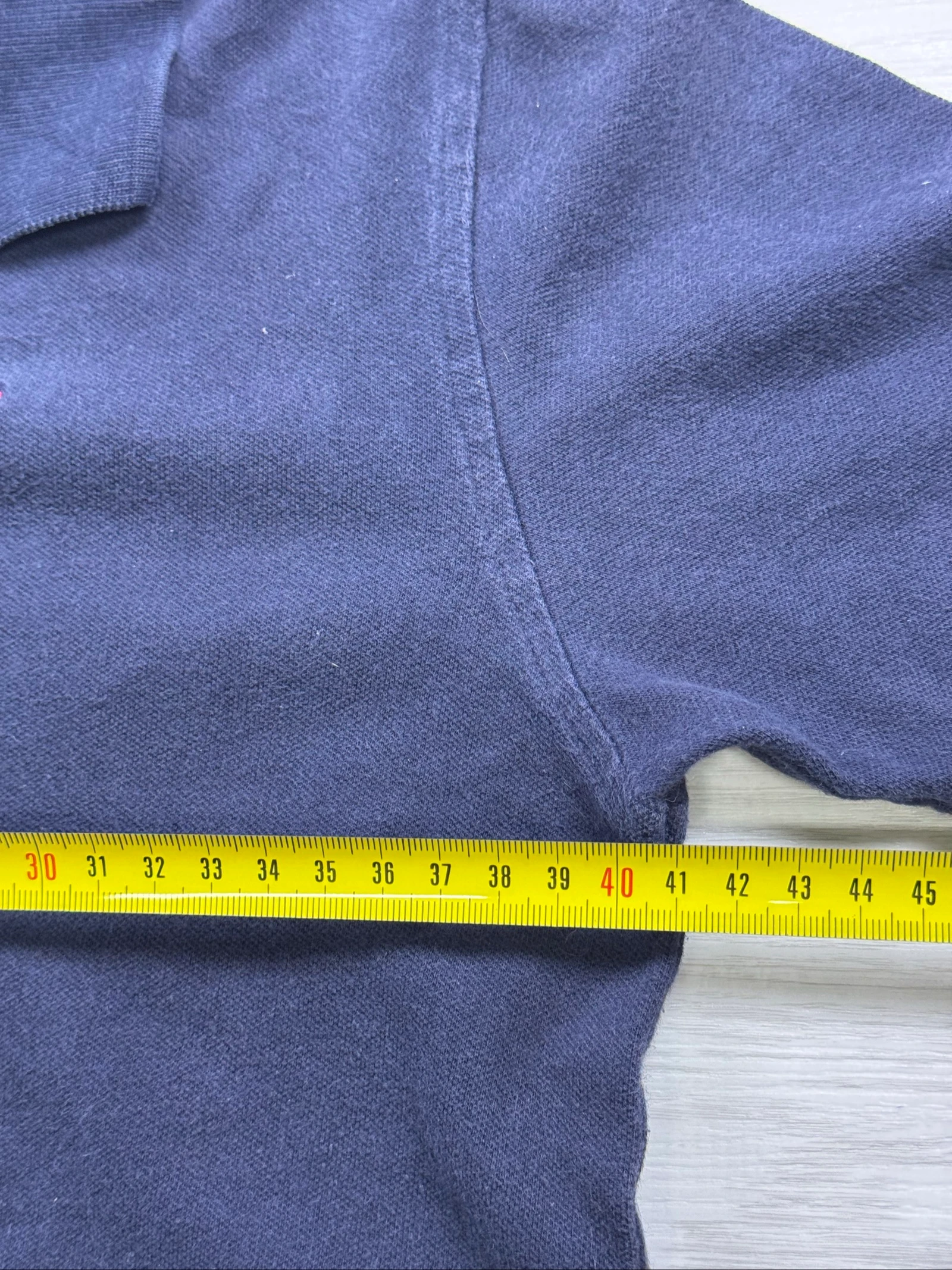 Tommy Hilfiger Classic Navy Polo Shirt XL Cotton Stretch – photo 9